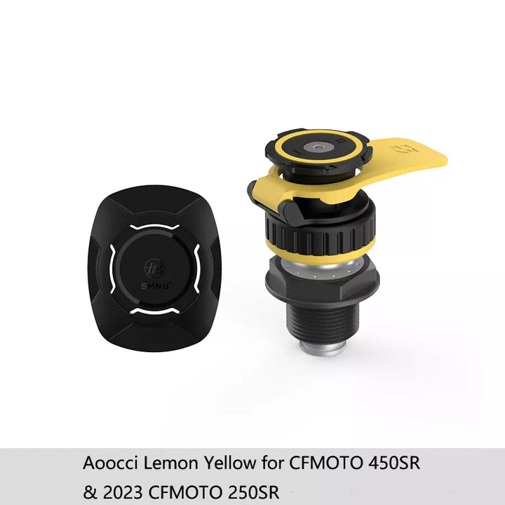 aoocci-motorcyle-phone-mount-CF450SR-special-lemon-yellow