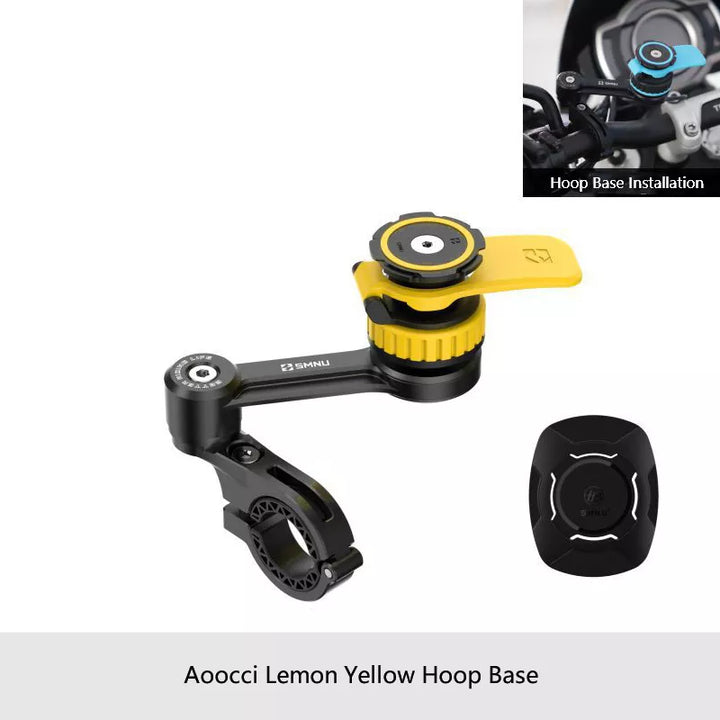 aoocci-motorcyle-phone-mount-lemon-yellow-hoop-base-Am03