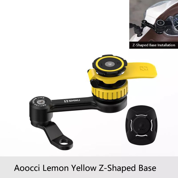 aoocci-motorcyle-phone-mount-lemon-yellow-z-shaped-base-Am03